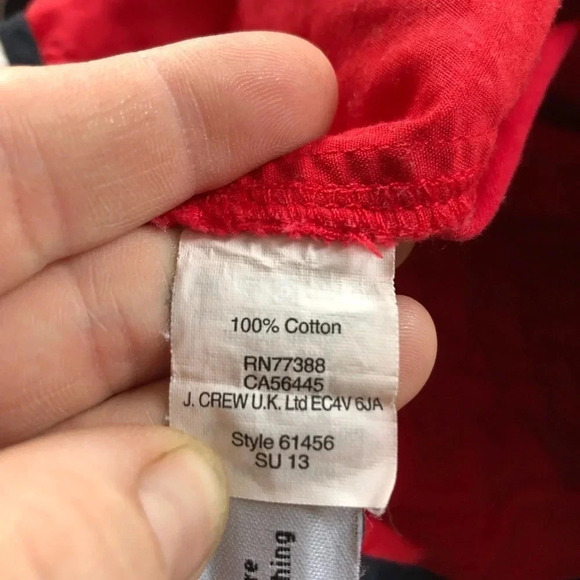 JCREW Chino Red  Shorts - Picture 8 of 11